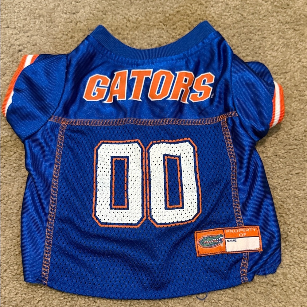 Pets First Blue UF Gators Dog Jersey